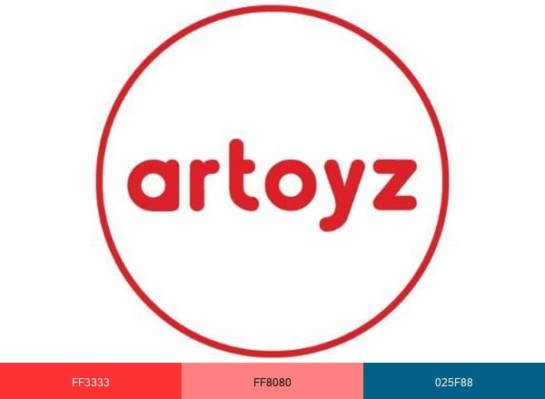 ARTOYZ brand color palette