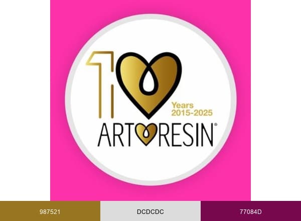 ArtResin brand color palette