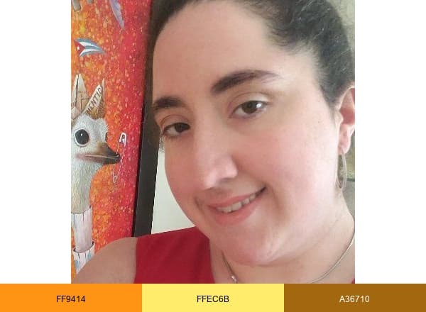 Teresita Blanco of Artsysister.com brand color palette