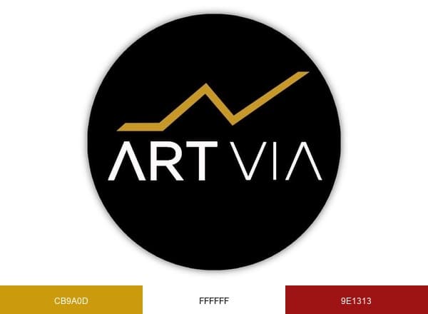Artvia Art Investment brand color palette