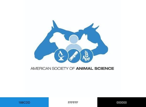 American Society of Animal Science brand color palette