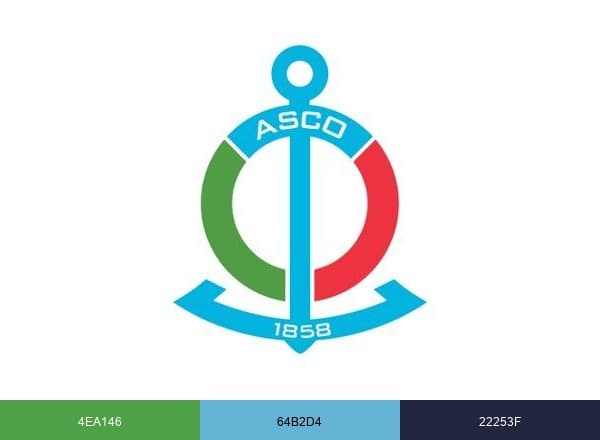 ASCO brand color palette