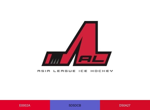 Asia League Ice Hockey brand color palette