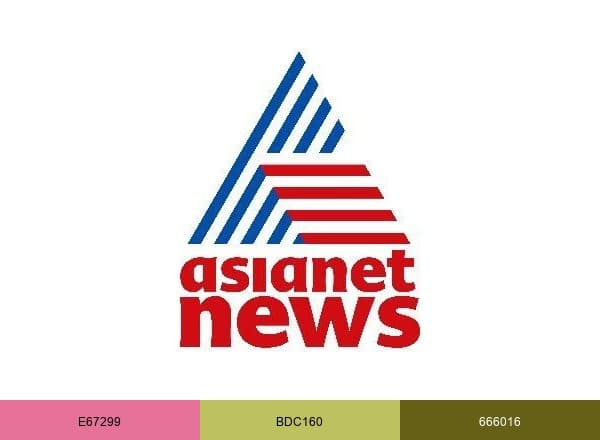 Asianet News brand color palette