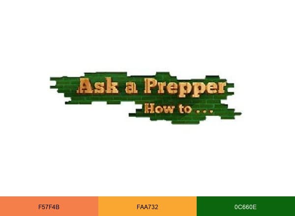 Ask a Prepper brand color palette