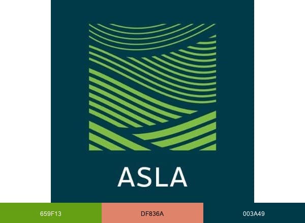 American Society of Landscape Architects brand color palette