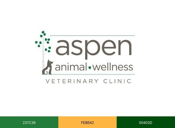 Aspenanimalwellness brand color palette