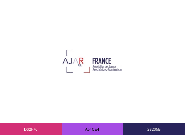 AJAR France 🇫🇷 brand color palette