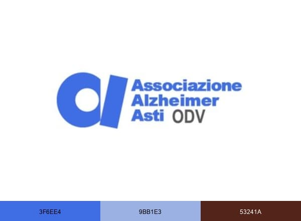 Associazione Alzheimer Asti ODV brand color palette