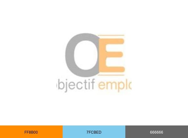 Objectif Emploi brand color palette