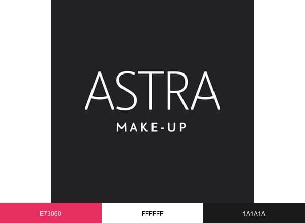 Astra Make-Up brand color palette