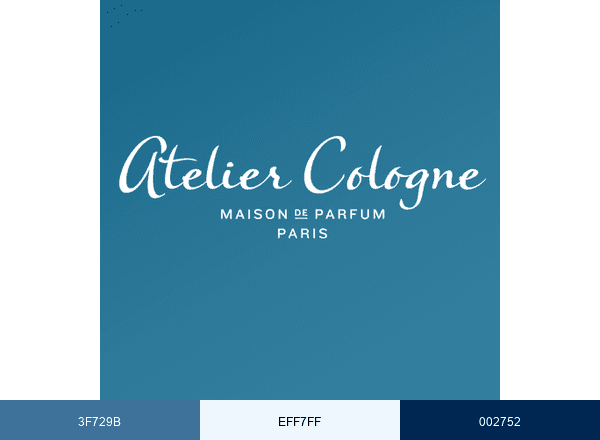 Atelier Cologne brand color palette