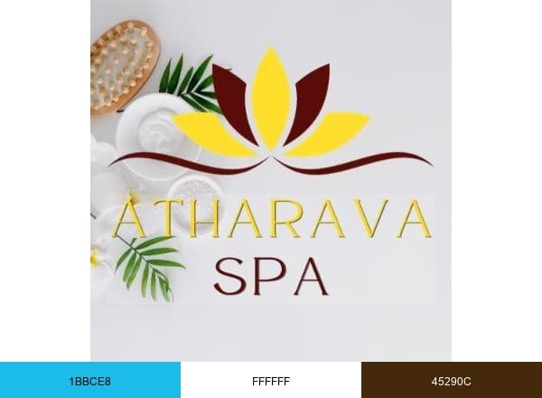 Atharva Spa Thane brand color palette