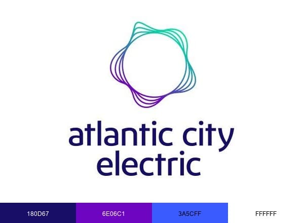 Atlantic City Electric brand color palette