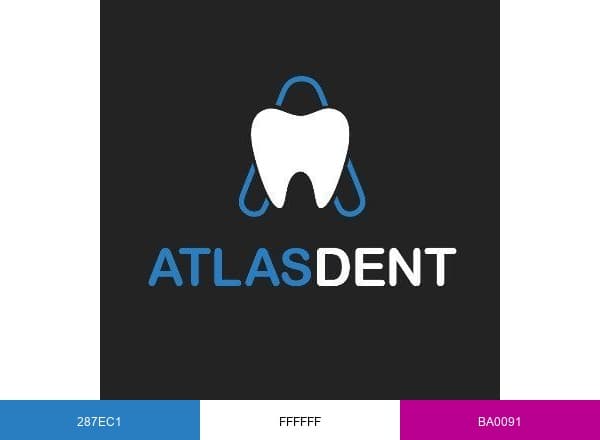 Atlas Dent Clinic brand color palette