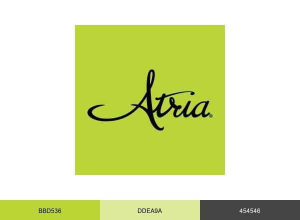Atria Senior Living brand color palette