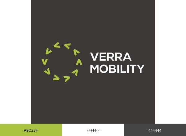 Verra Mobility brand color palette