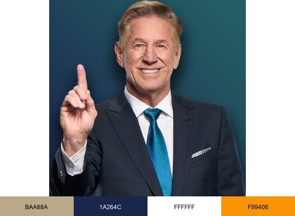Ken Nugent brand color palette