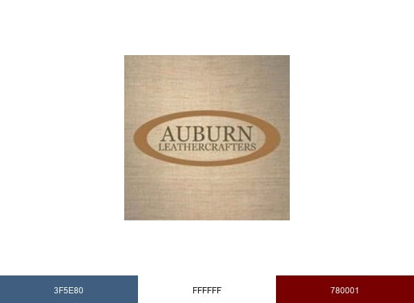 AuburnLeathercrafter brand color palette