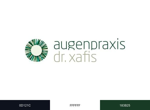 Augenpraxis Dr. Xafis brand color palette