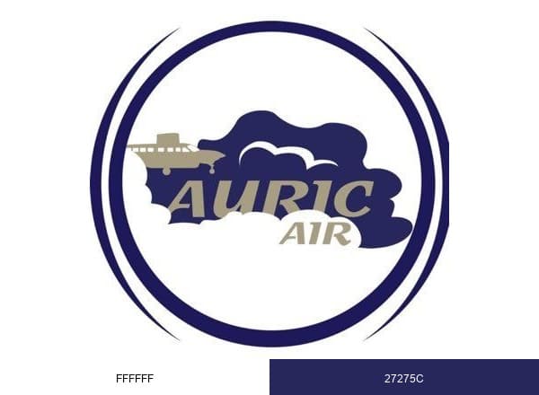 Auric Air brand color palette