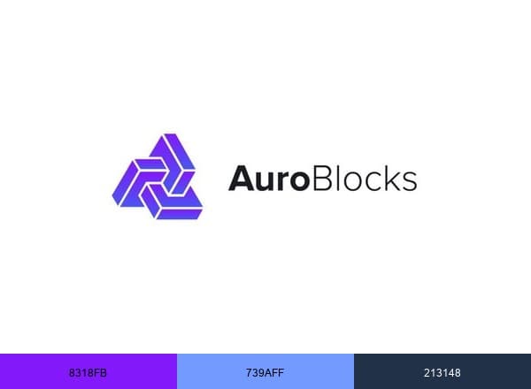 AuroBlocks brand color palette
