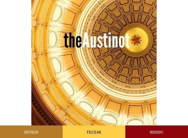 the Austinot brand color palette