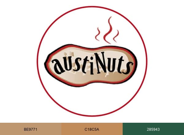 austiNuts brand color palette