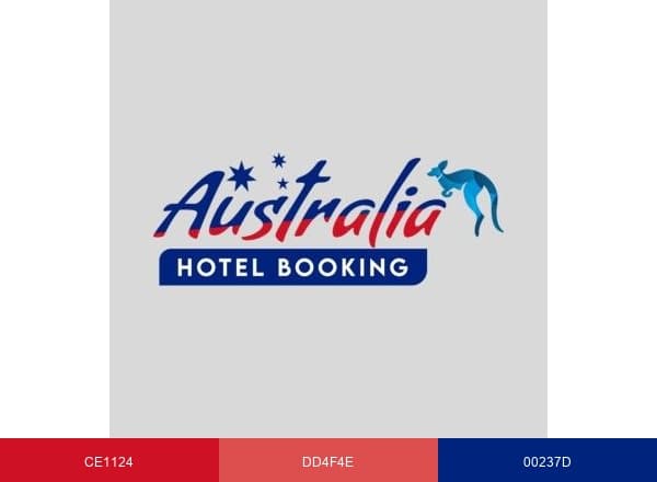 AustraliaHotelBooking brand color palette