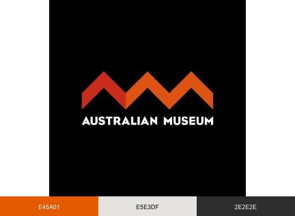 Australian Museum brand color palette