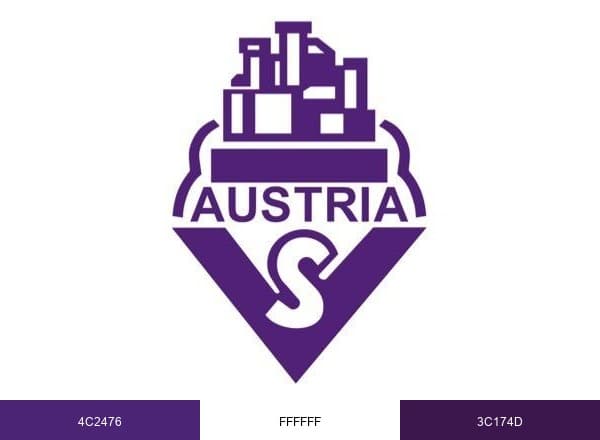 SV Austria Salzburg brand color palette