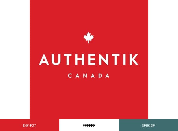 Authentik Canada brand color palette