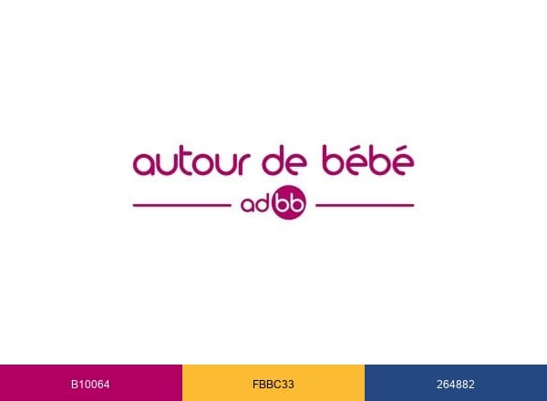 Autour de bébé brand color palette