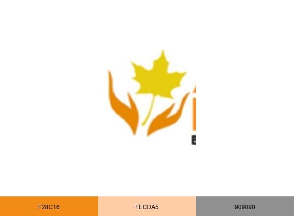 Autumn Leaves Care brand color palette