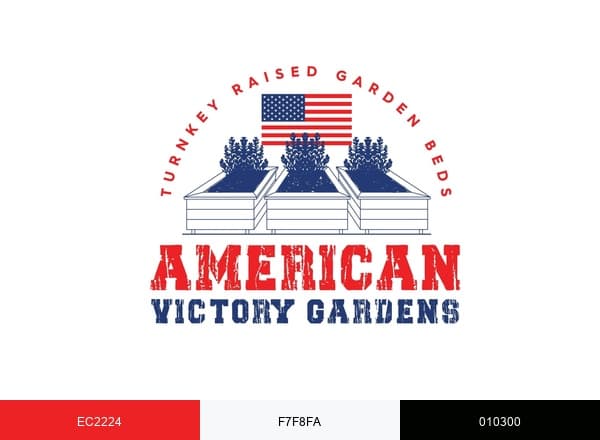 American Victory Gardens brand color palette