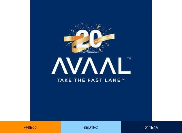 AVAAL brand color palette