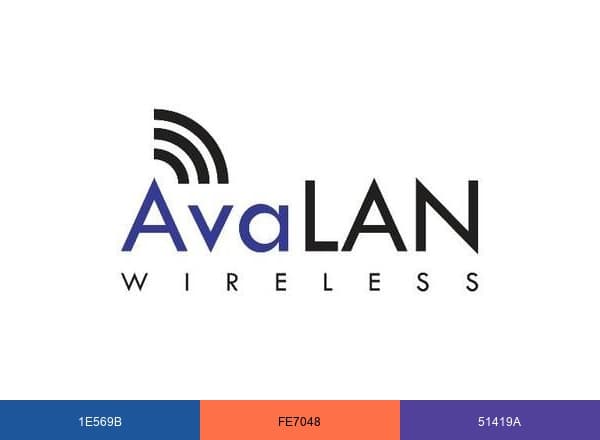 AvaLAN Wireless brand color palette