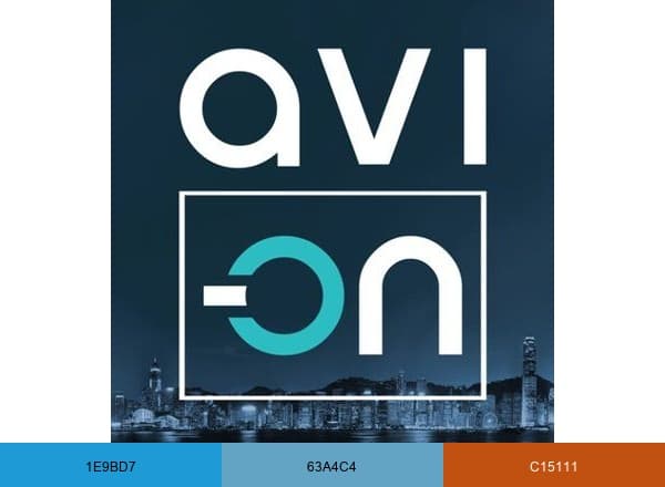 Avi-on Labs brand color palette
