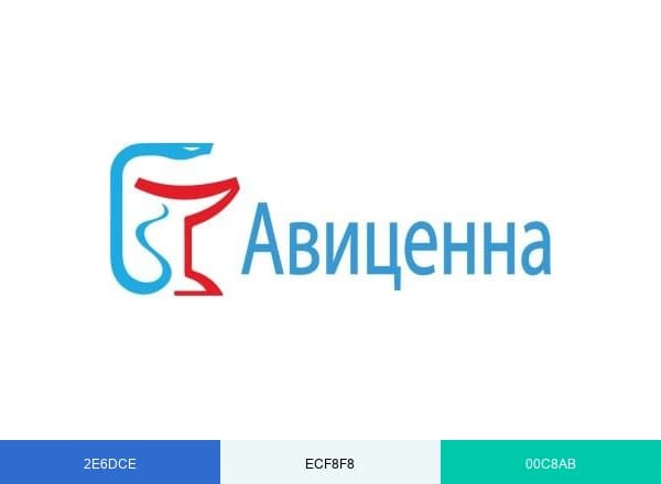 Medical Information System "Avicenna" brand color palette