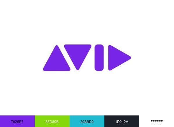 Avid brand color palette