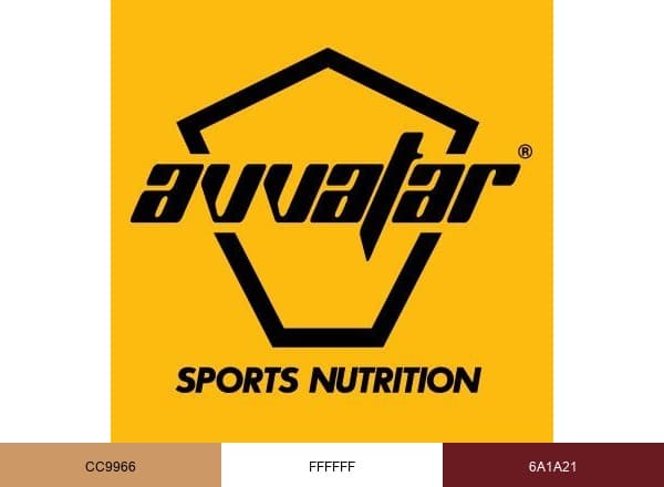 Avvatar Sports Nutrition brand color palette