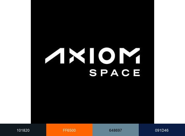 Axiom Space brand color palette