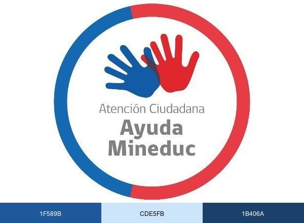 Ayuda Mineduc brand color palette