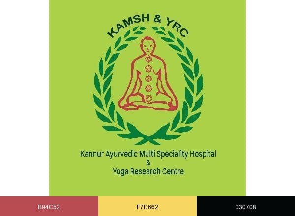 Kannur Ayurvedic Multi Speciality Hospital brand color palette