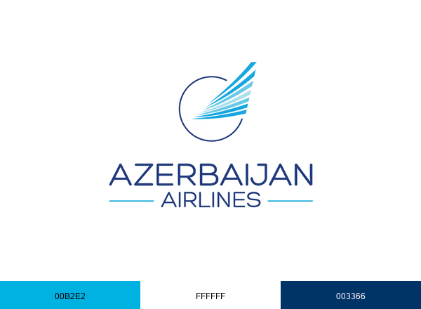 Azerbaijan Airlines brand color palette