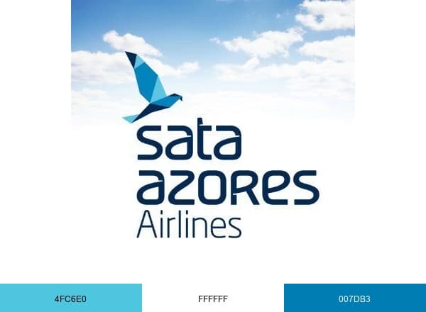 SATA Azores Airlines brand color palette