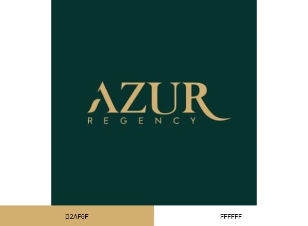 Azur Regency brand color palette