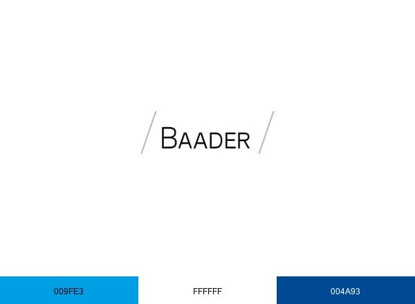 Baader Bank brand color palette