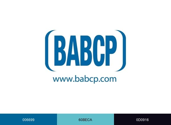 British Association for Behavioural & Cognitive Psychotherapies brand color palette