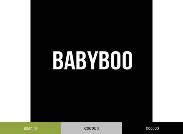 Babyboo Fashion brand color palette